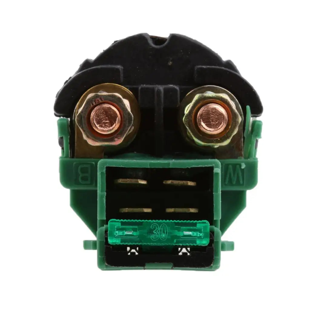 Efficient Starter Relay Solenoid Green Accessory for Honda GL1500 Gold Wing Motorcycle Engine - Automotive LED Light