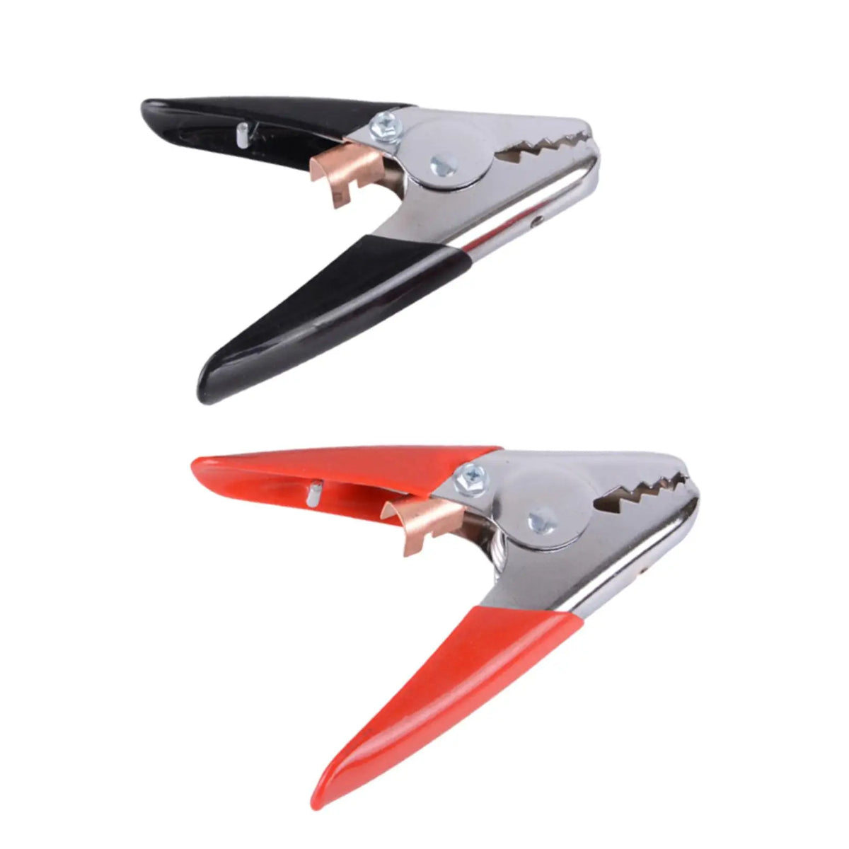 2Pcs Battery Clamps Spare Parts for Jumper Cables Car Battery Charger Clamps for Car Truck SUV R - Automotive LED Light