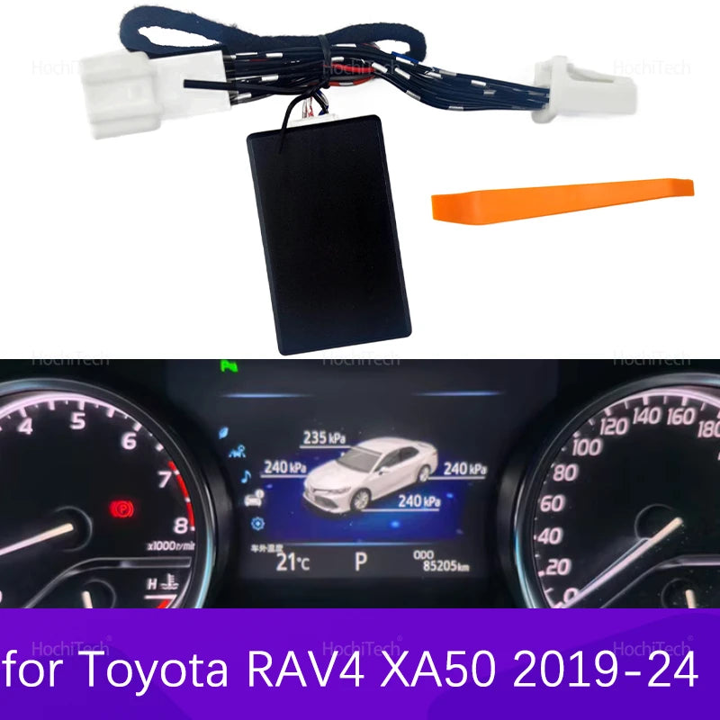 For Toyota RAV4 Wildlande XA50 5th 2019-2024 TPMS Tire Digital LCD Display Auto  for Toyota RAV4 XA50 2019-2024 - Automo