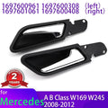 Rear Front Left Or Right Interior Door Handle Assembly Black Chrome 1697600961 1 for Mercedes W169 W245 - Automotive LED