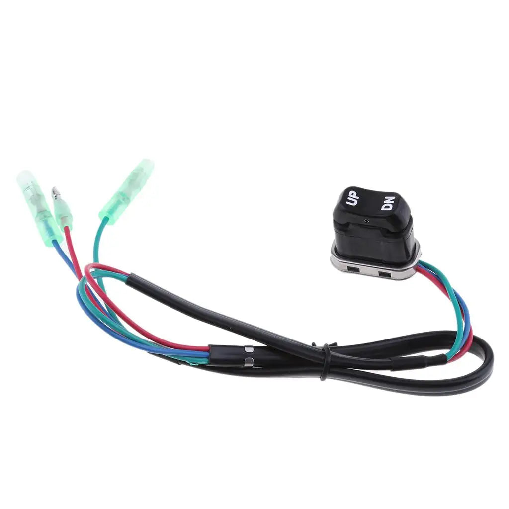 4 Stroke Outboard Motor Trim Switch for Yamaha 703-82563 Plastic Assembly Marine Engine Remote C - Automotive LED Light