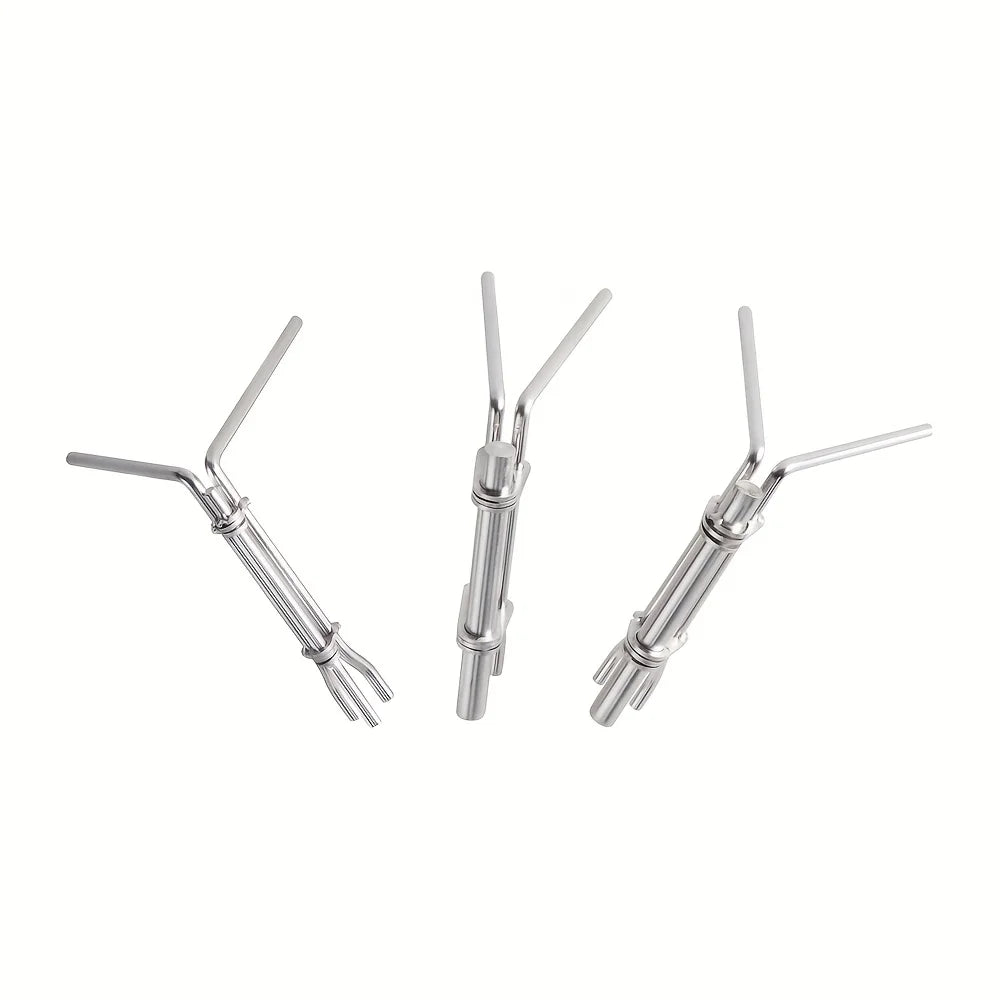 3pcs Thickened Stainless Steel Oil Seal Gasket Pliers Hydraulic Cylinder U-ring Y-ring Oil Seal  - Automotive LED Light