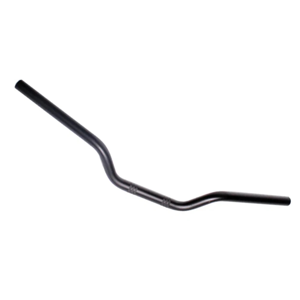 Black 7/8" 22MM Universal Motorcycle Bike Tracker Style Bar Handlebar Cafe Racer Old School For  - Automotive LED Light