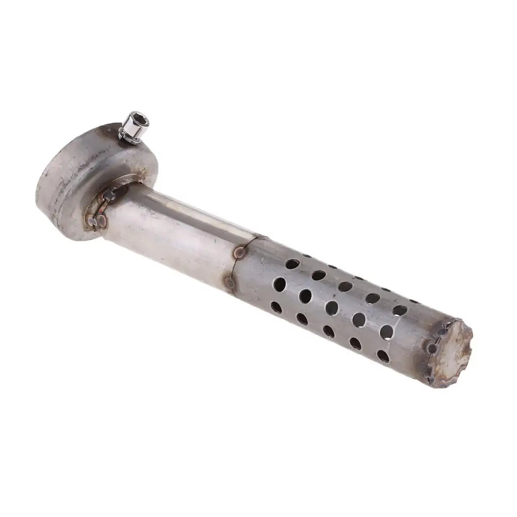 160mm Long Motorcycle Exhaust Can Angled Baffle 48mm - Automotive LED Light