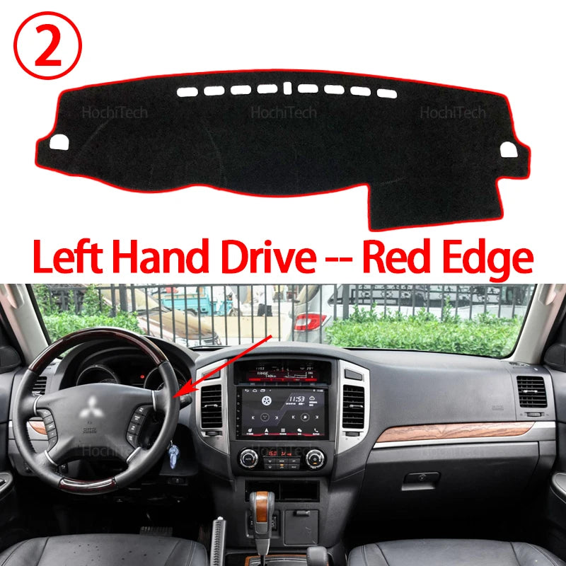 For Mitsubishi Pajero Shogun Montero 2006-2020 V80 V87 V93 V97 Dashboard Mat Das for Mitsubishi V93 V97 V87 2006-2020 -