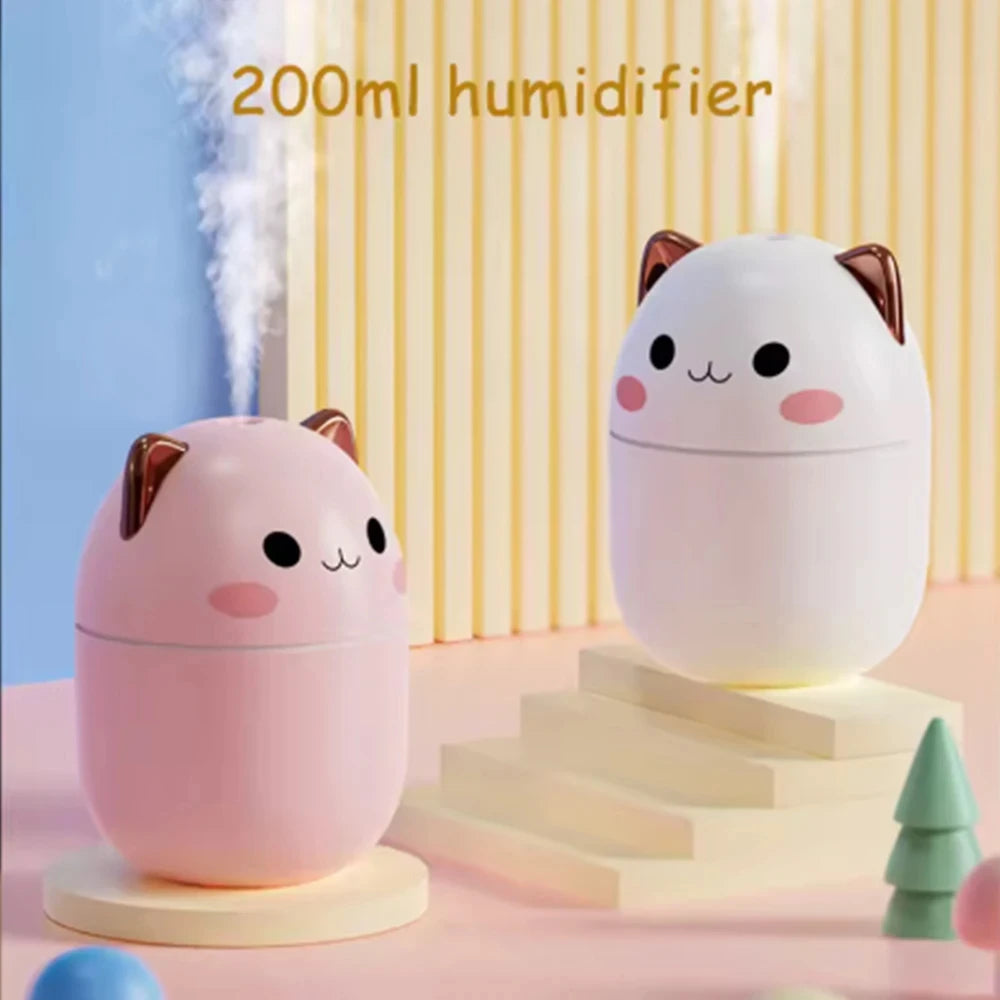 USB Humidifier Household Mute Desktop Humidifier Car Mini Aromatherapy Machine Home Humidifier - Automotive LED Light