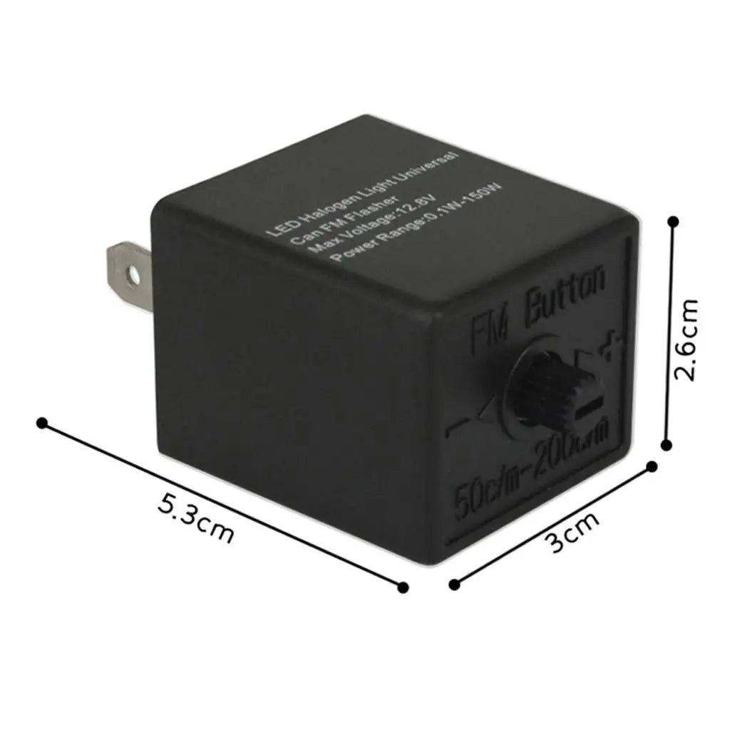 Advanced SMD Patch Adjustable LED Flasher Relay Three-pin for Motorcycle Tail Light Brake Lamp - LED Motorcycle Light