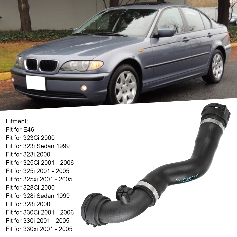 Car Coolant Radiator Hose 11531436406 Fit for E46 320 323 325 328 330 - Automotive LED Light