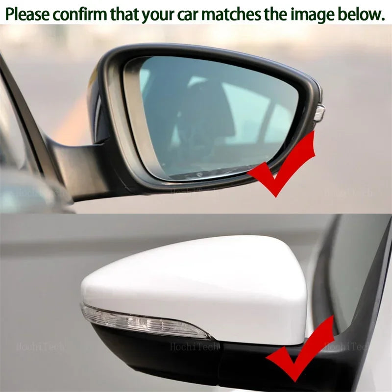Left or Right Door Side Heated Wing Mirror Glass For Volkswagen VW CC 08-16, EOS for Volkswagen MK6 A5 B7 - Automotive L