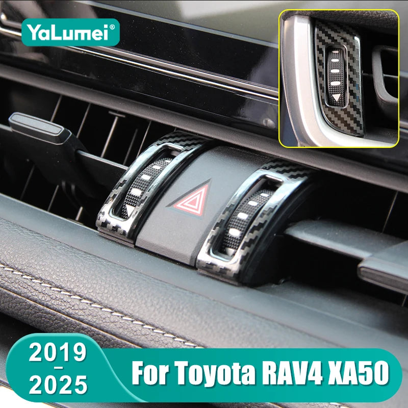 For Toyota RAV4 XA50 2019 2020 2021 2022 2023 2024 2025 Hybrid Car Central Air Conditioning Vent - Automotive LED Light
