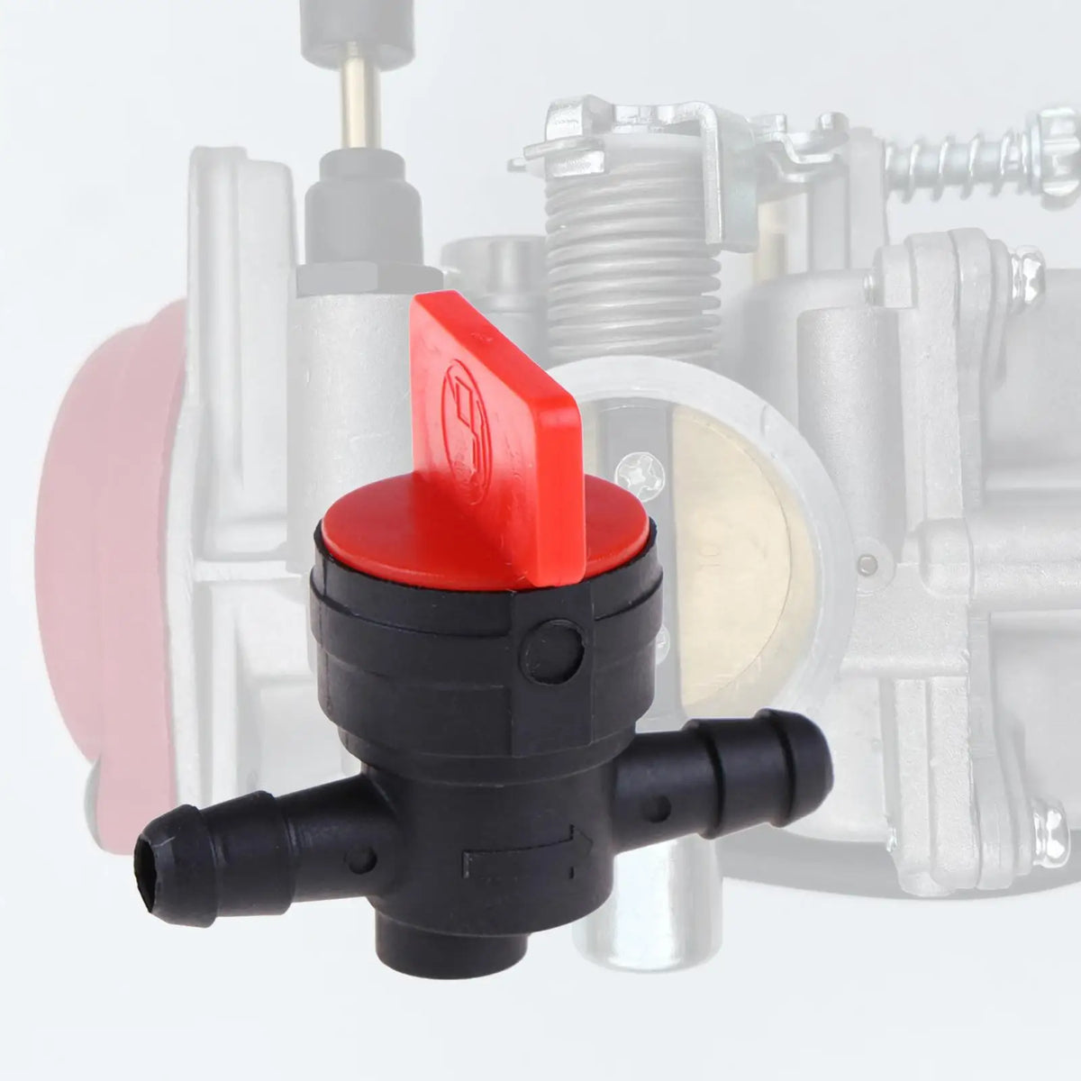Fuel Tap Petcock Switch 1/4" Straight Inline Petrol Fuel Shut Off Valve Petcock Fuel Shutoff Val - Automotive LED Light