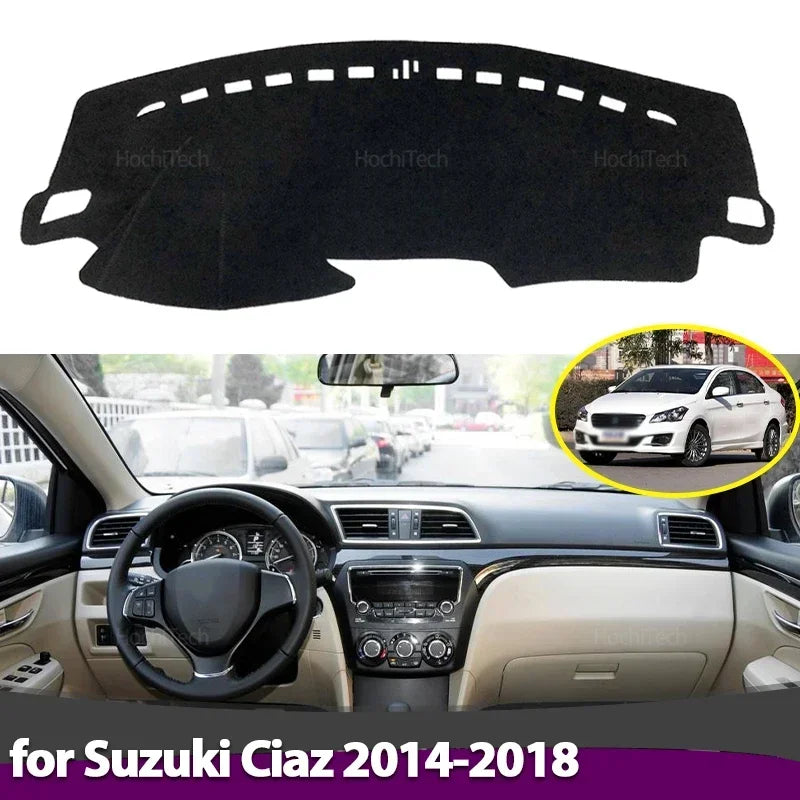 Anti-Slip Dashboard Cover Protective Pad Car Accessories Sunshade Carpet for Suzuki Ciaz 2014 20 - Automotive LED Light