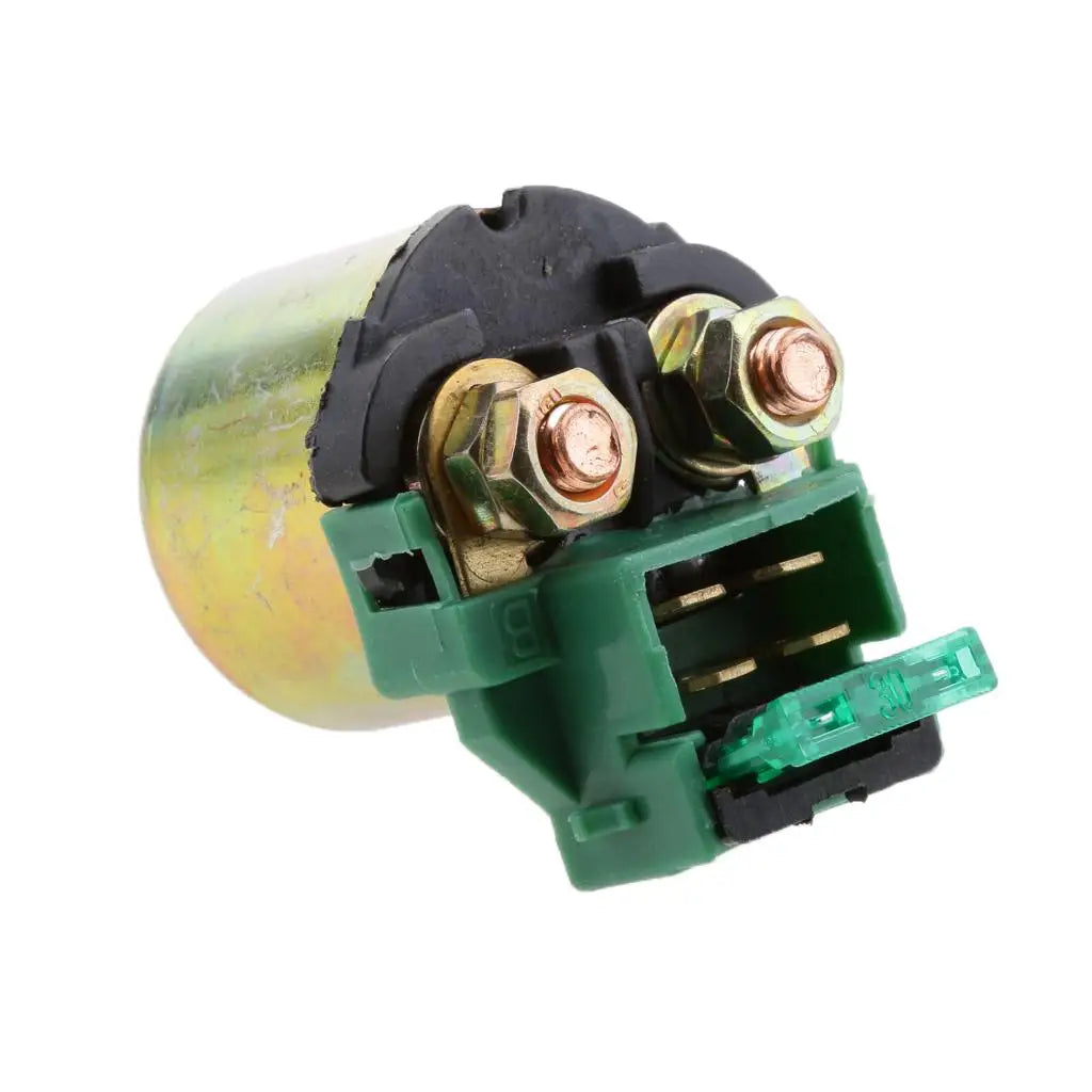 Efficient Starter Relay Solenoid Green Accessory for Honda GL1500 Gold Wing Motorcycle Engine - Automotive LED Light