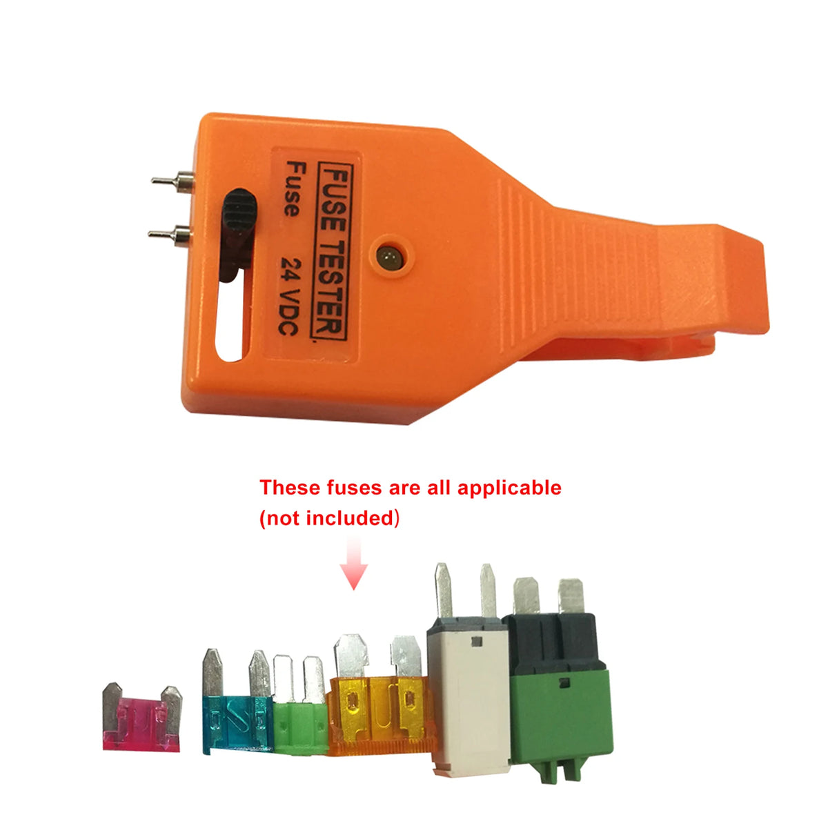 Universal Car Fuse Tester Multifunctional Portable Checking Blade Fuse Checker Puller Tool Auto  - Automotive LED Light