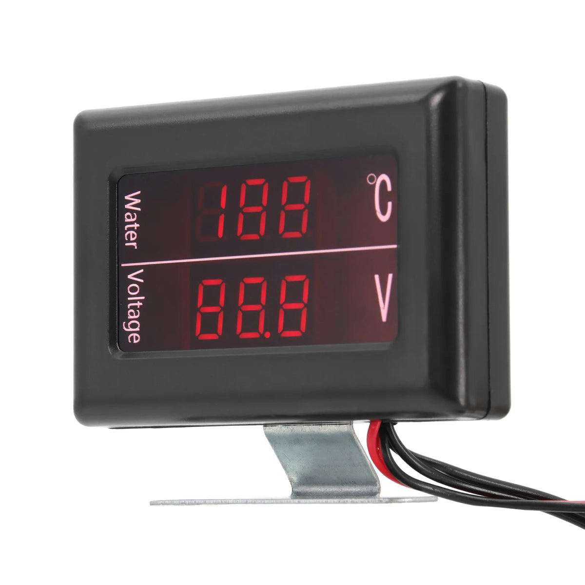 2 in 1 Dual LED Digital Gauge Auto Car Water Temperature Voltmeter Ammeter Volt Meter Universal  - Automotive LED Light