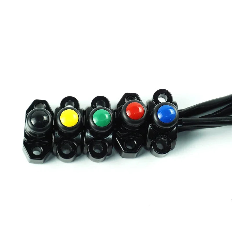 Universal 7/8" Motorcycle Switch Handlebar Mount Electric Power Start Kill Horn Fog Light With W - LED Motorcycle Light