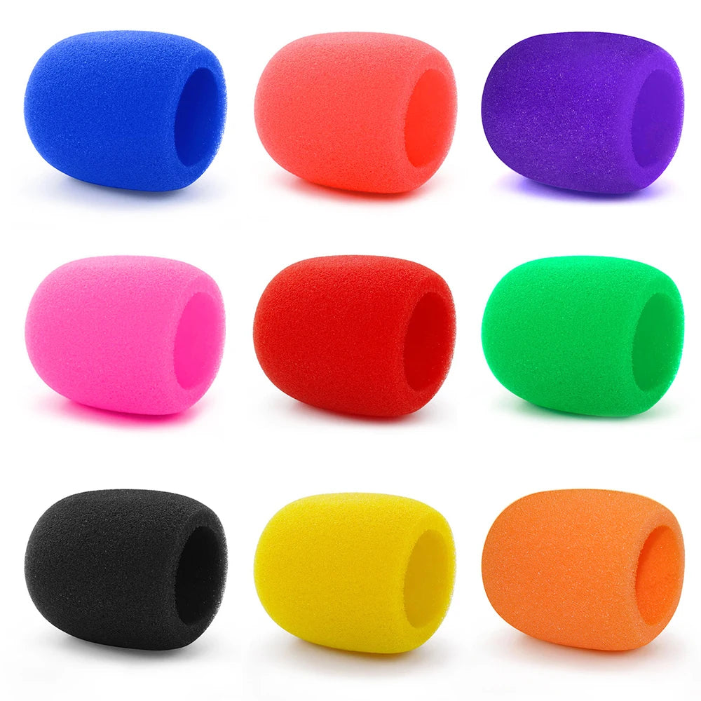 Microphone Windscreen Foam Cover Thick Mic Covers Foam Mic Pop Filter for Studio Interview Karao - Automotive LED Light