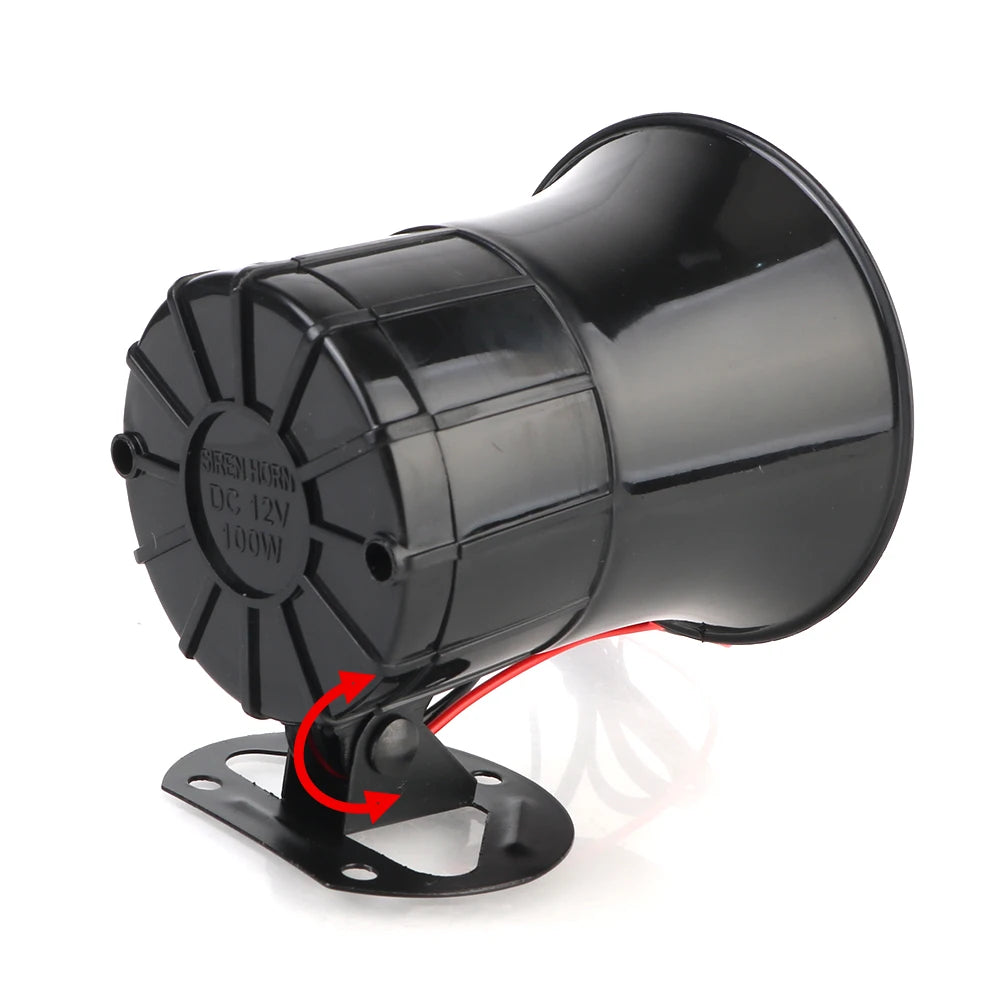 120dB Loud Speaker Truck Horn 12V Automotive Warning Alarm Megaphone Car Air Horn Multi-tone Cla - Automotive LED Light