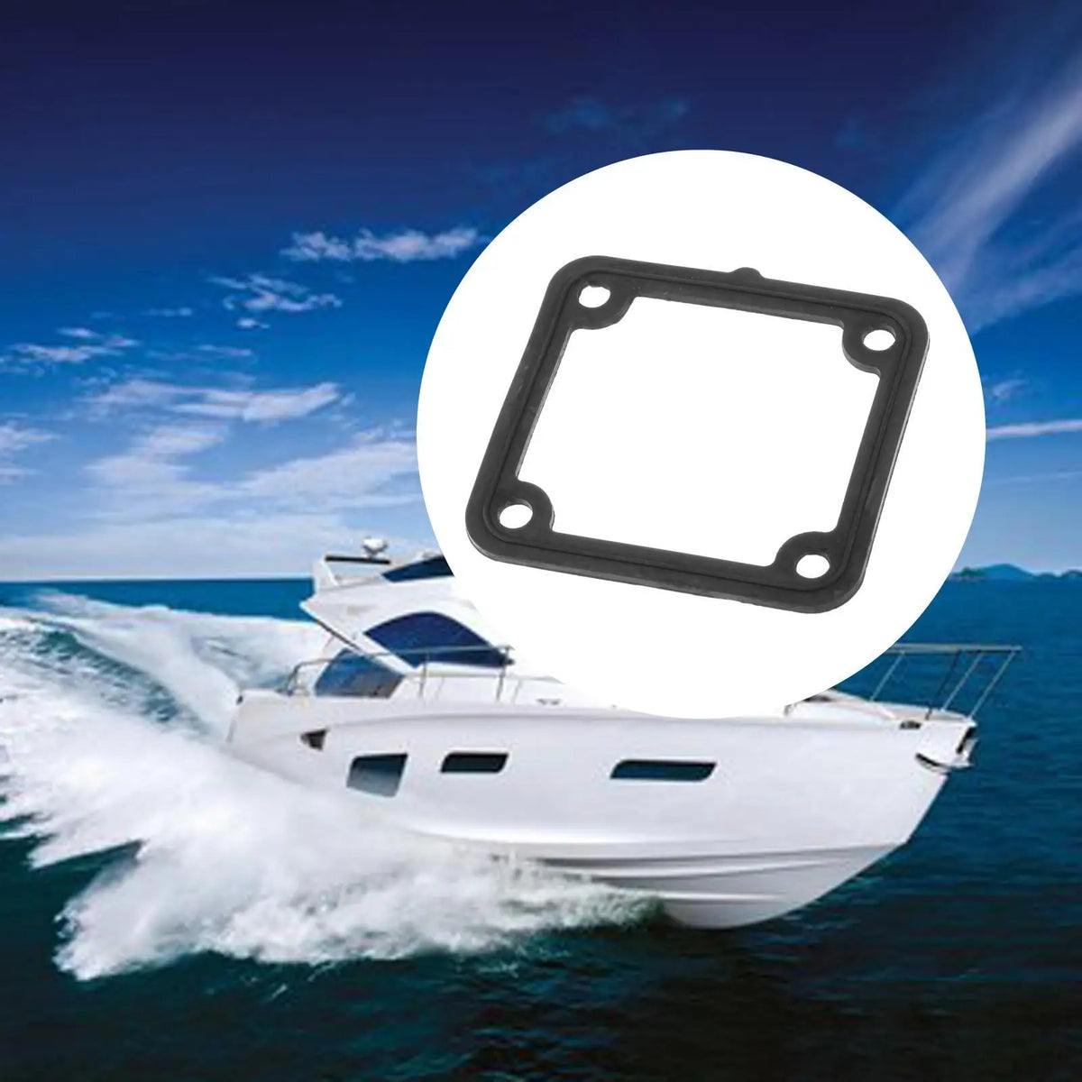 Durable Plastic Fuel Meter Gasket Vehicle Boat Intake Parts for Yamaha Outboard Engines 6Y1-2426 - Automotive LED Light