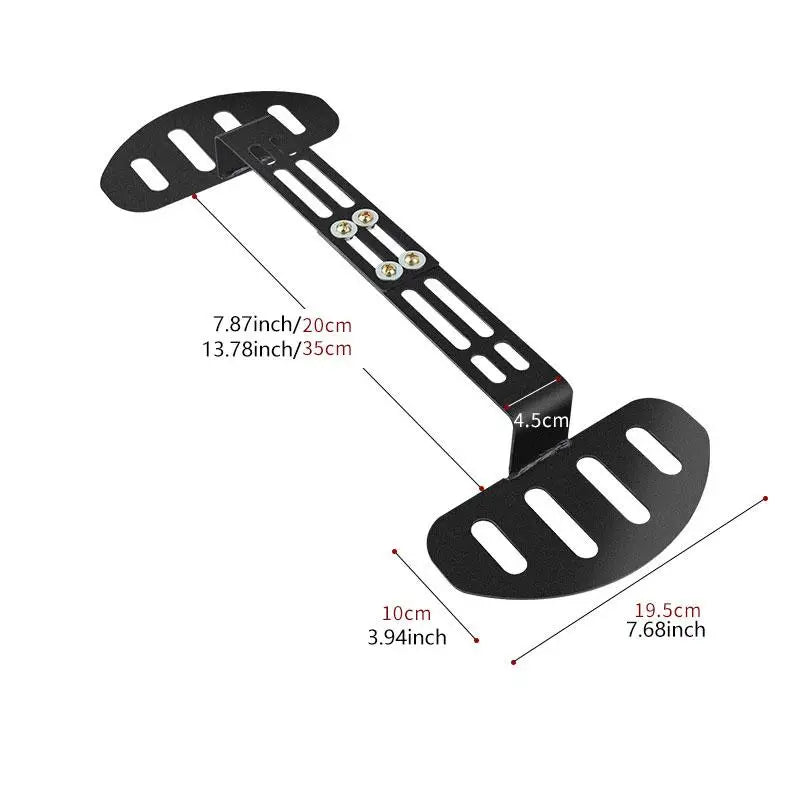 Electric Bike Front Footrest Adjustable Widen Front Foot Pedal Foot Rest Easy to Install Motorcy - Automotive LED Light