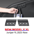 2pcs Hook For Tesla Model Y Juniper 2025+ Launch Rear Trunk Hook Hidden Organizer Umbrella Bag H - Automotive LED Light