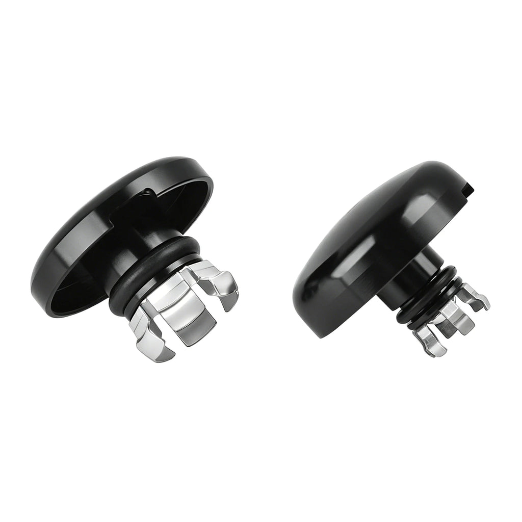 Gloss Black Front Axle Nut Covers Fit for Harley Touring Street Glide Road Glide for Models 2024-2025 - Automotive LED L