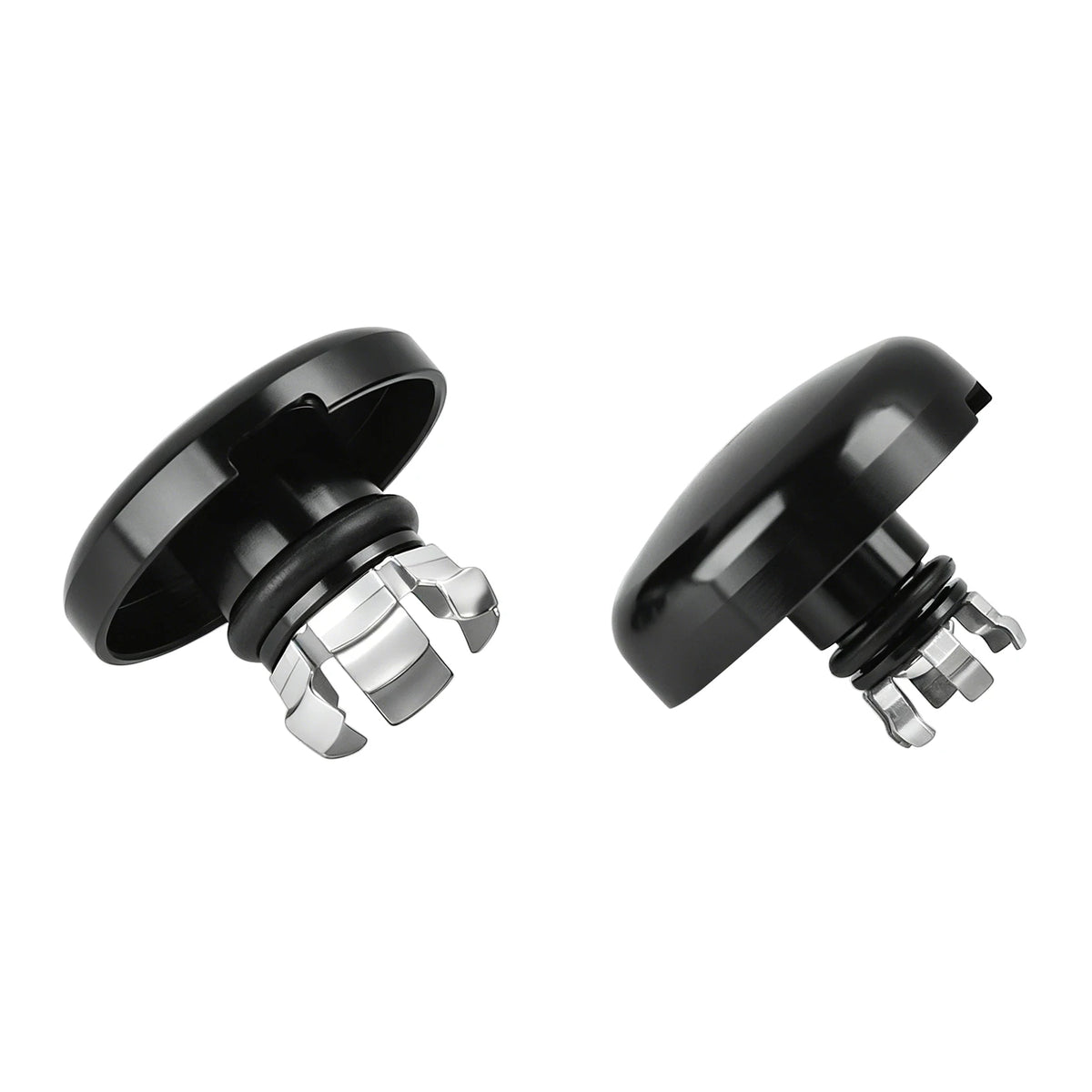 Gloss Black Front Axle Nut Covers Fit for Harley Touring Street Glide Road Glide for Models 2024-2025 - Automotive LED L