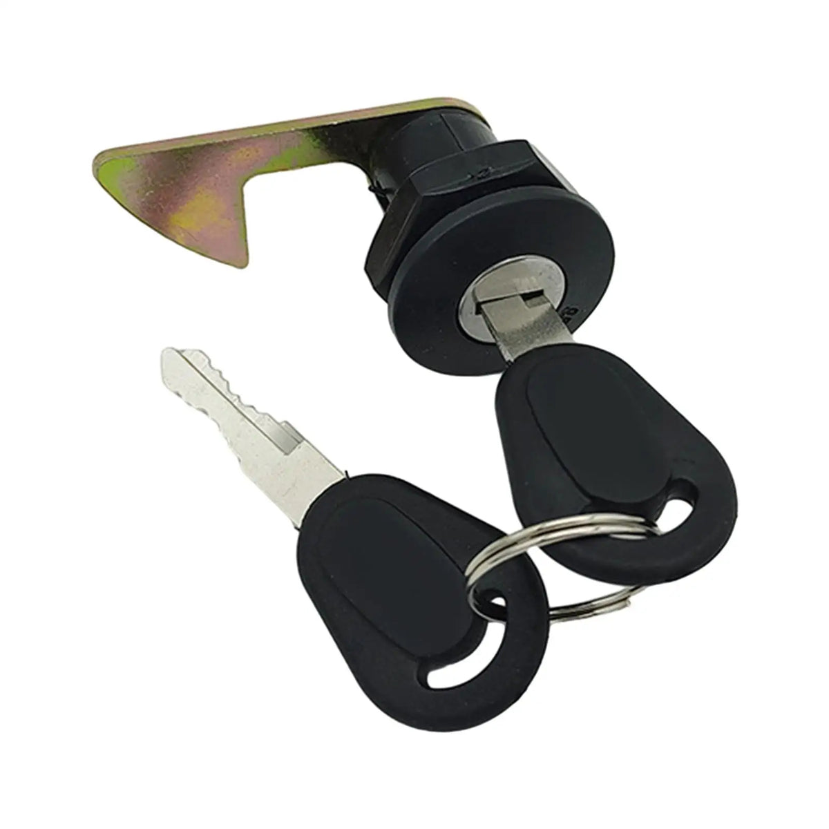 Motorcycle Rear Trunk Lock Key Set Quality Metal Weatherproof Storage Case Accessory for Electri - Automotive LED Light
