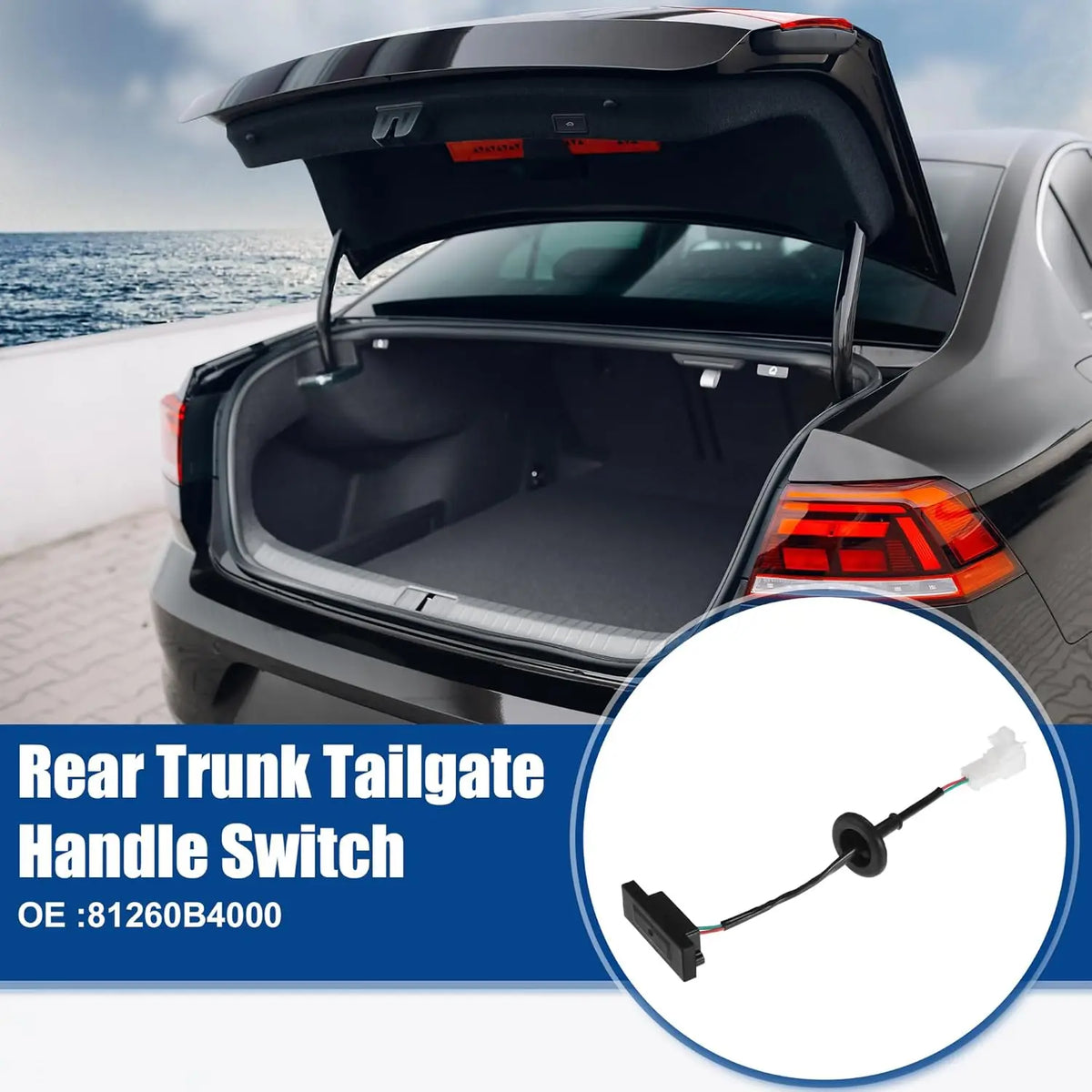For Hyundai I10 2013-2021 Trunk Lid Lock Handle Release Button 81260B4000 81260- for Hyundai B4000 I10 2013-2021 - Autom