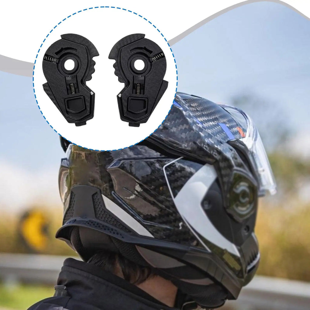 Helmet Visor Fixing Base Premium PC Helmet Lens Base Adapter Replacement Accessory for 902 Base - Automotive LED Light