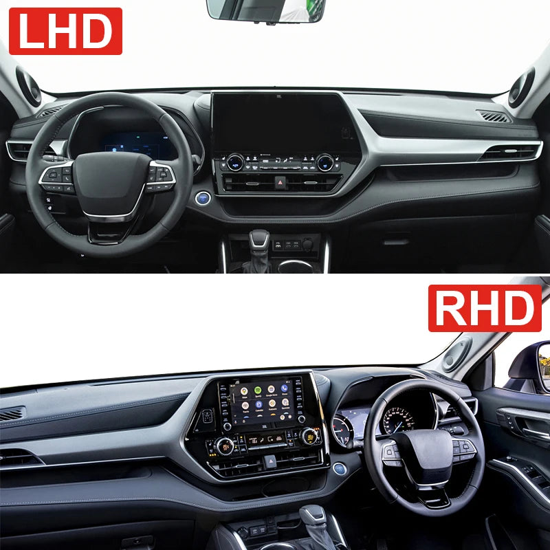 Car Dashboard Cover For Toyota Highlander XU70 Kluger 2021 2022 2023 2024 Instru for Toyota XU70 - Automotive LED Light