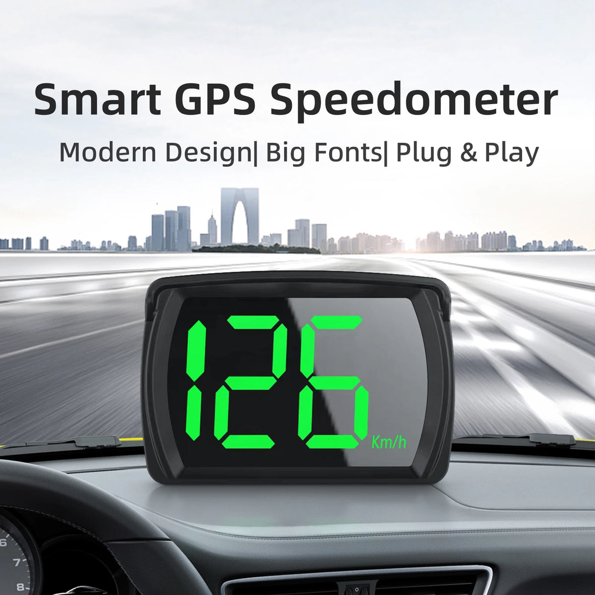 Universal Speedometer For All car Y03 GPS Head Up Display 2.8 Inch Mini HUD Gaug for Mini Y03 - Automotive LED Light