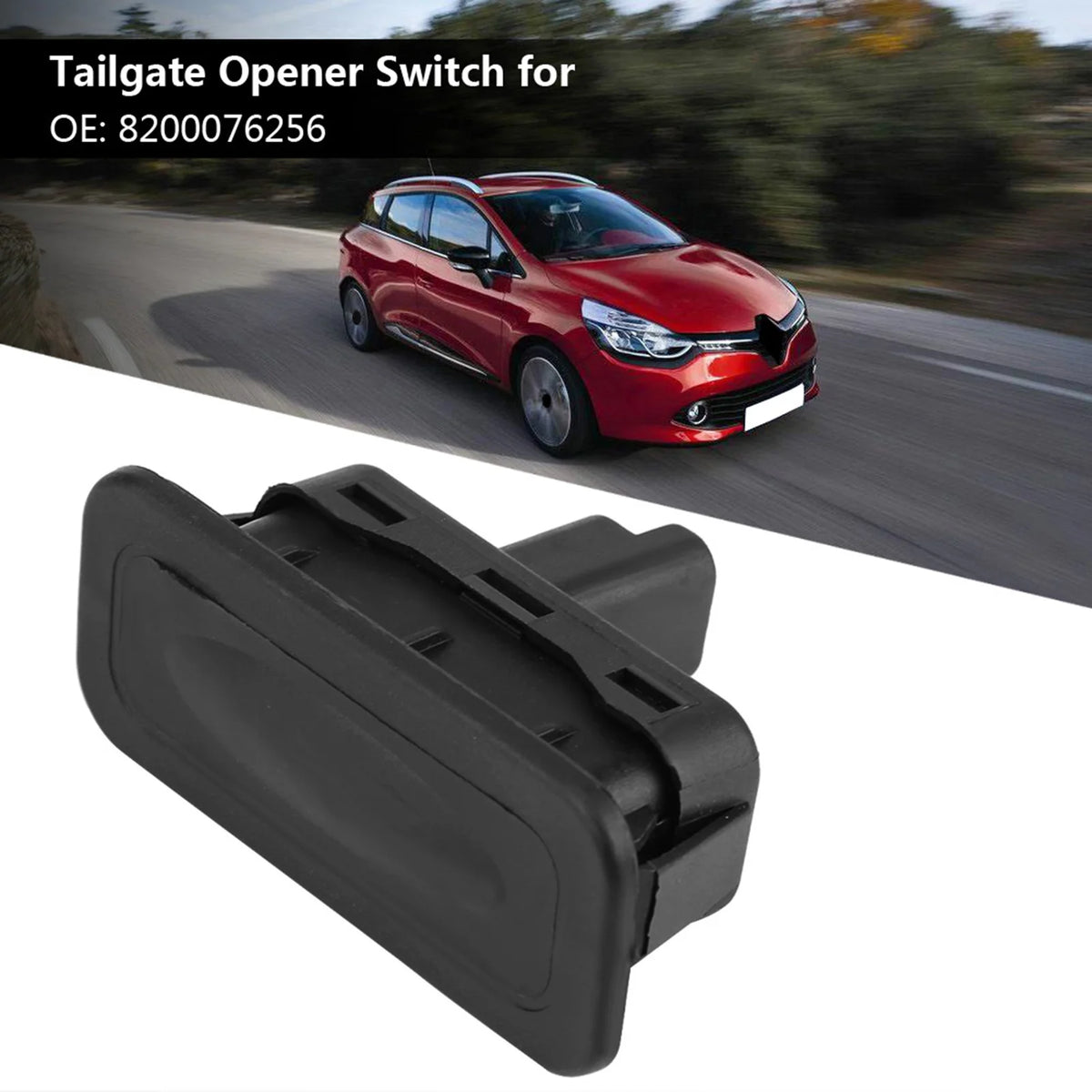 Car Rear Boot Trunk Cover Opening Switch Handle Replacement For Clio Laguna Megane Captur Twingo - Automotive LED Light
