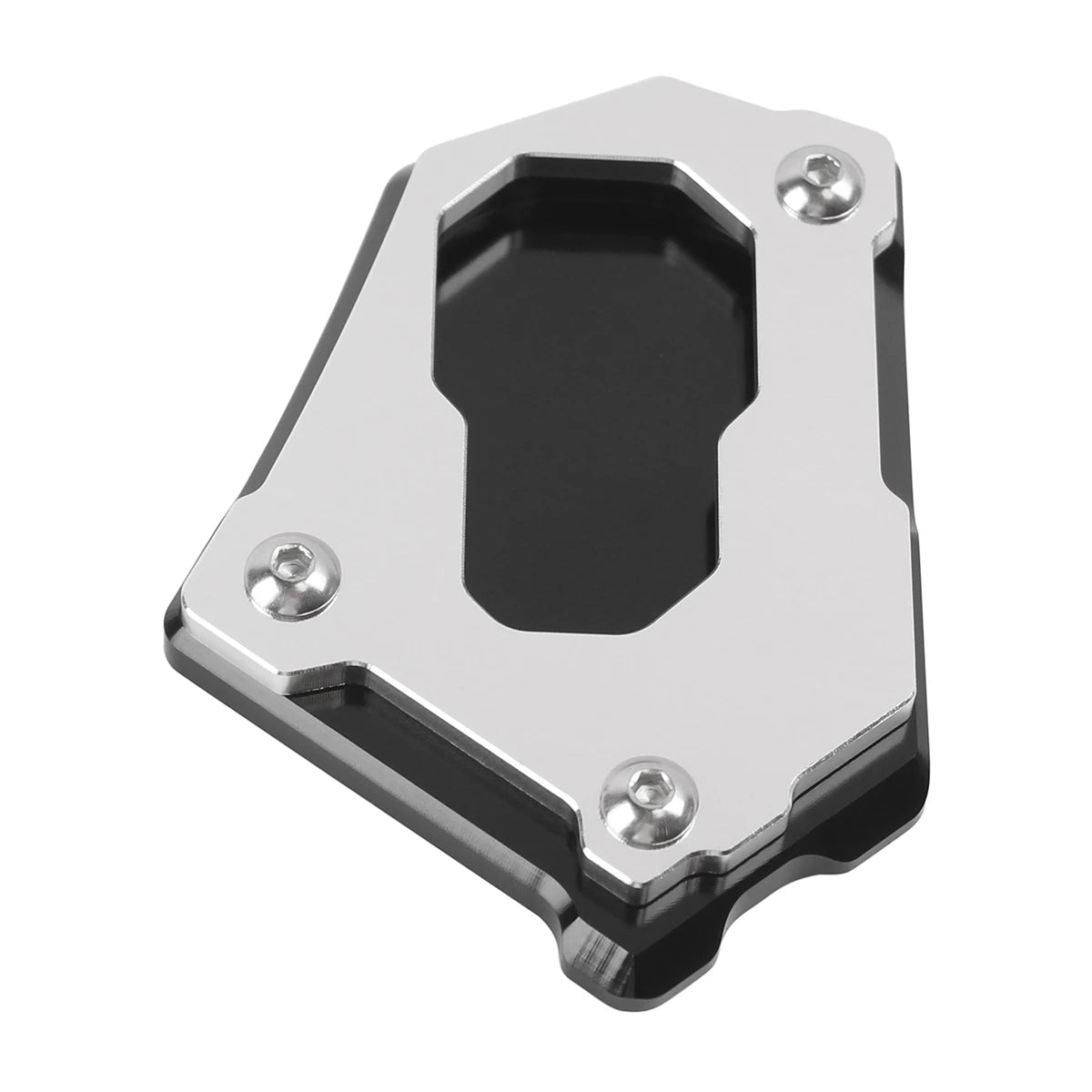 Motorcycle Chrome Kickstand Side Stand Enlarger Extension Plate Fit For BMW R1200GS R1250GS - Automotive LED Light