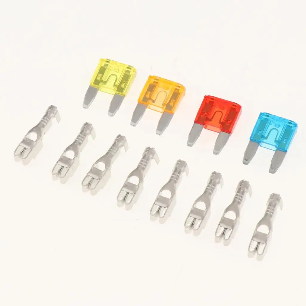Automotive 4 Slot Relay Box Waterproof Plastic Fuse Holder Mini Fuse Box for Car Marine Truck Tr - Automotive LED Light
