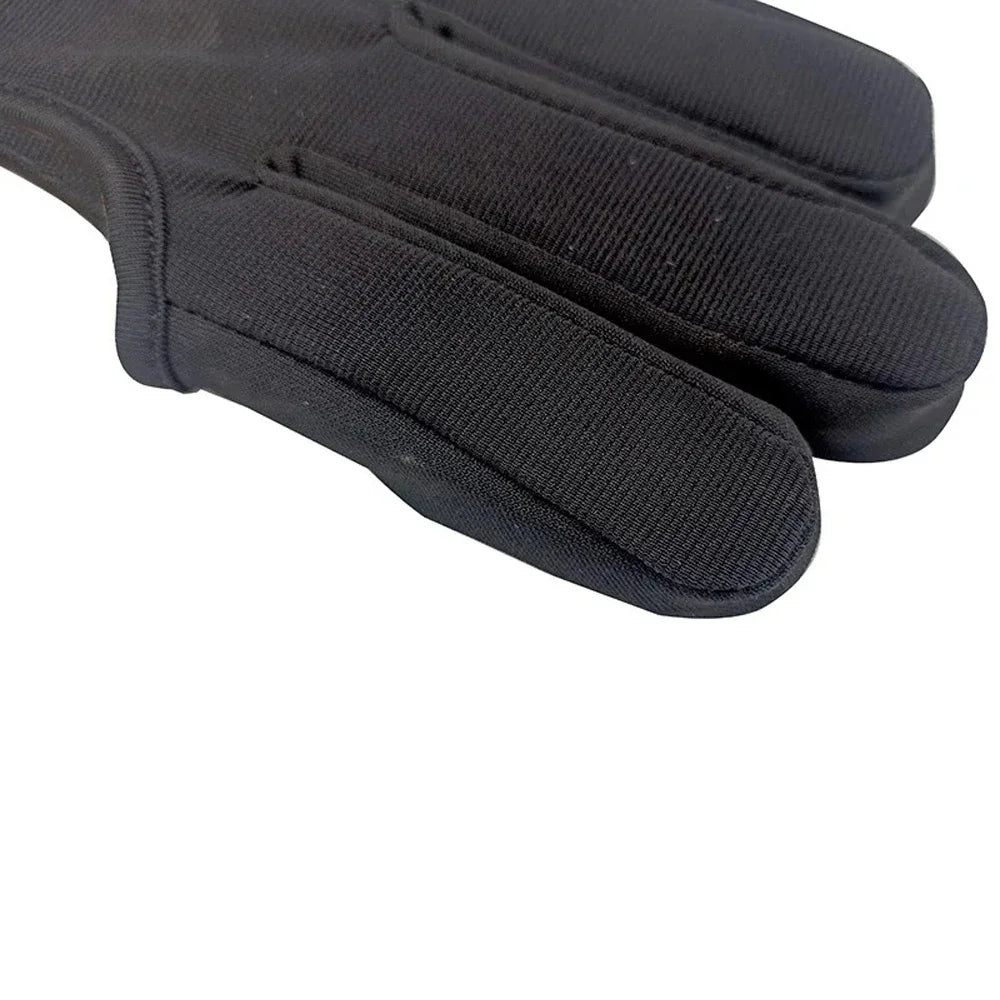 Hunting Finger Protector Guard Leather Glove 3 Finger Non Slip Breathable Fingertip Hunting Glov - Automotive LED Light