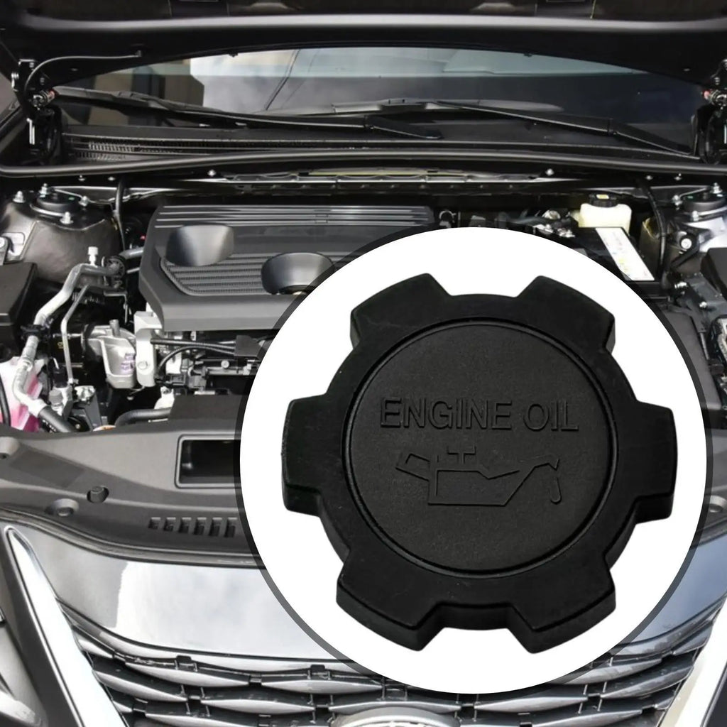 Engine Oil Filler Cap Replacement Durable Plastic 6.5cm Leak Stop for Toyota 1218055010 Compatib - Automotive LED Light