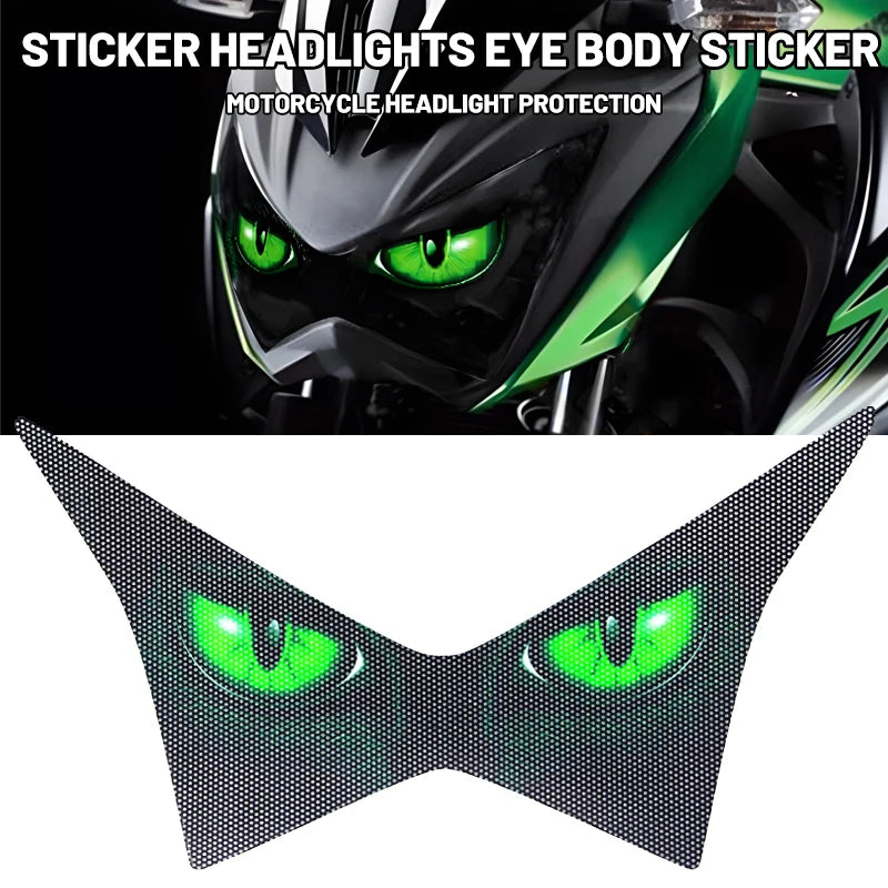 For kawasaki Z250 Z300 Z800 z 250 300 800 Motorcycle accessories headlight protection sticker he - LED Motorcycle Light
