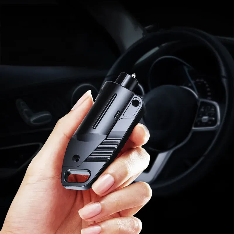 2-in-1 Car Seat Belt Cutter Knife Emergency Car Window Breaker Safety Hammer Multifunction Lifes - Automotive LED Light