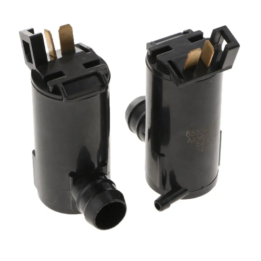 Car Windshield Washer Pump Motor Universal Plastic Kit for Washer Fluid Reservoir System - Automotive LED Light