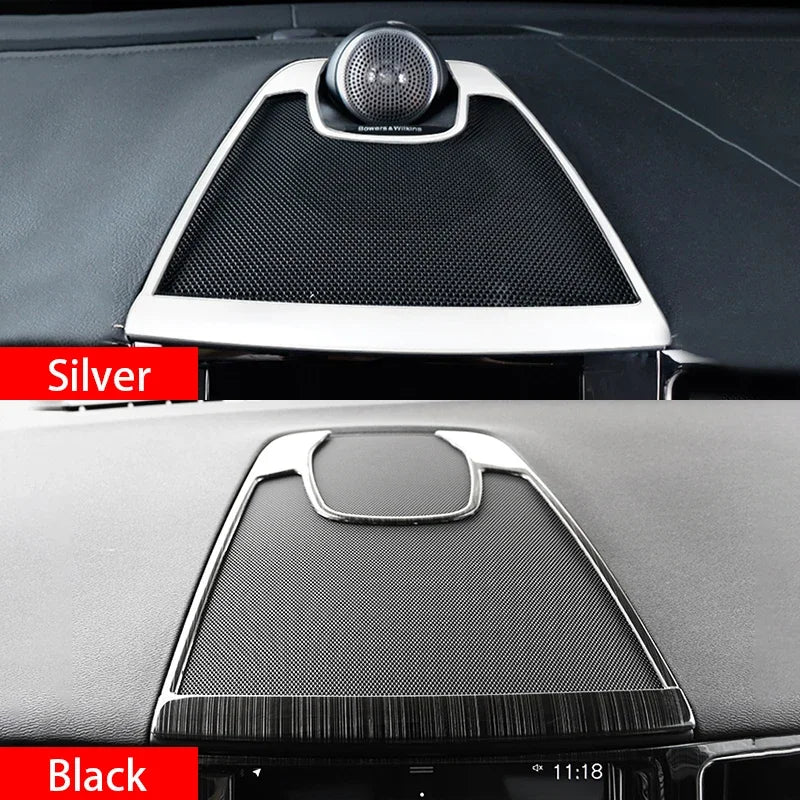 For Volvo XC60 2018 2019 2020 2021 2022 2023 2024 2025 Stainless Steel Car Dashboard Audio Speak - Automotive LED Light
