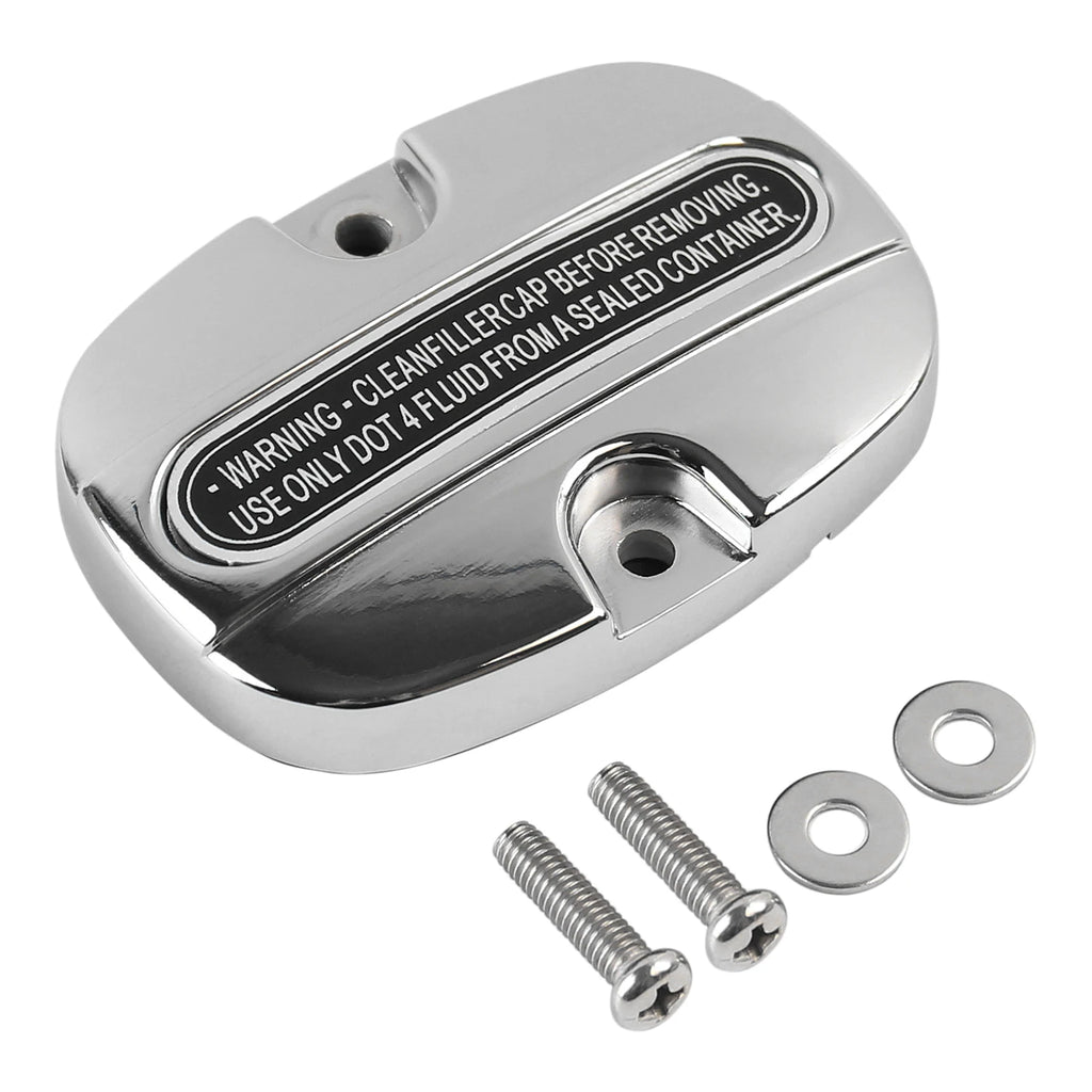 Rear Brake Master Cylinder Cover Motorcycle For Harley Touring Street Glide FLHX Road King 2008- - Automotive LED Light