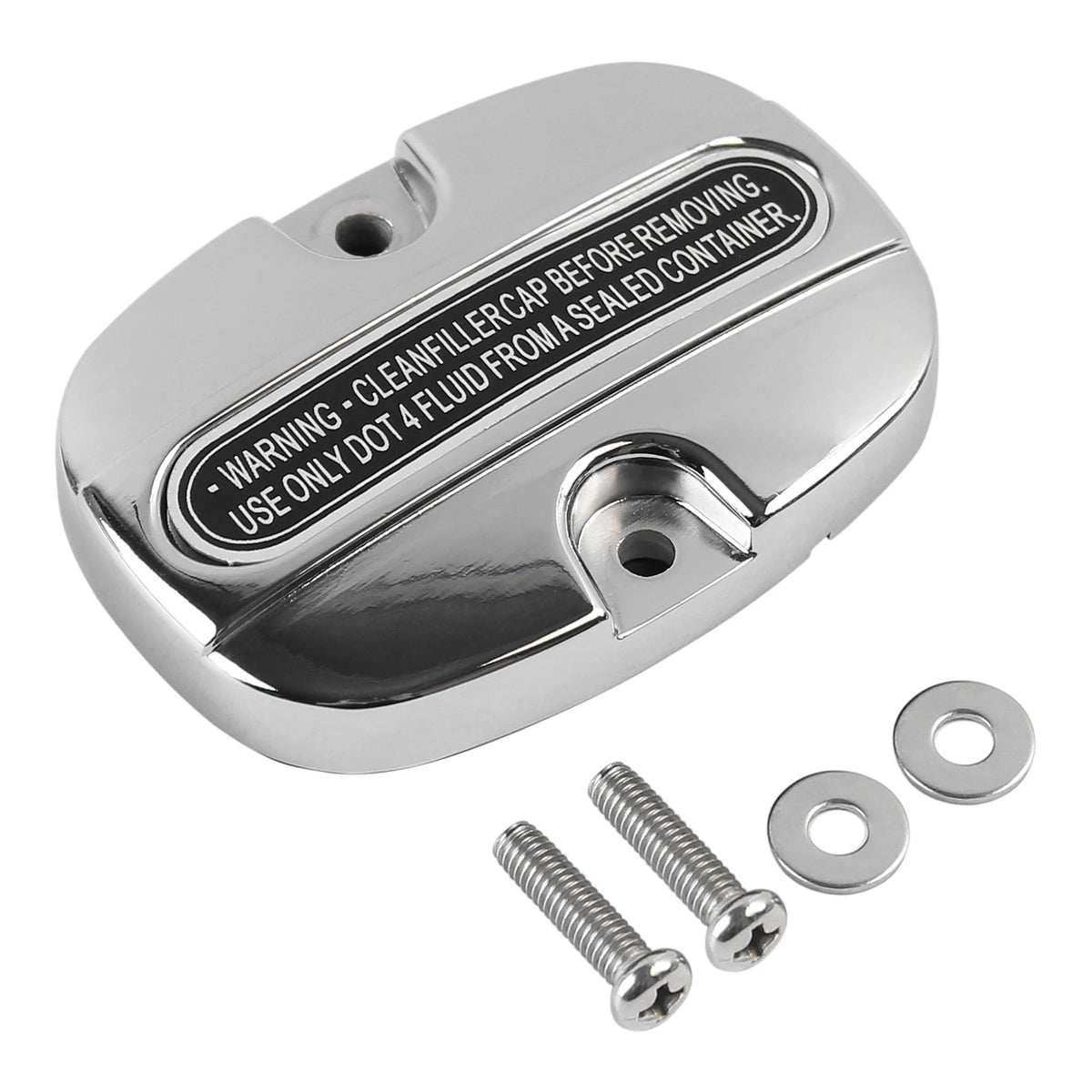 Rear Brake Master Cylinder Cover Motorcycle For Harley Touring Street Glide FLHX Road King 2008- - Automotive LED Light