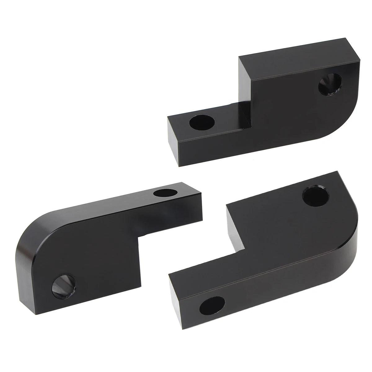 Motorcycle Headlight Relocation Bracket Kit, Headlamp Extension Block For Harley Dyna Super Glid - LED Motorcycle Light