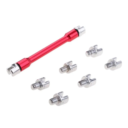 1 Set Spoke Wrench Motorcycle Motorbike Spoke Wrench 5.4-6.8mm Buckled Wheel fit 8 sizes of spok - Automotive LED Light