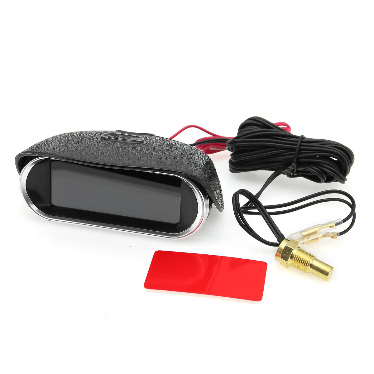 2 in 1 LCD Digital Auto Water Temp Gauge Voltmeter Gauge For Car Truck Motorcycle Temperature Se - Automotive LED Light
