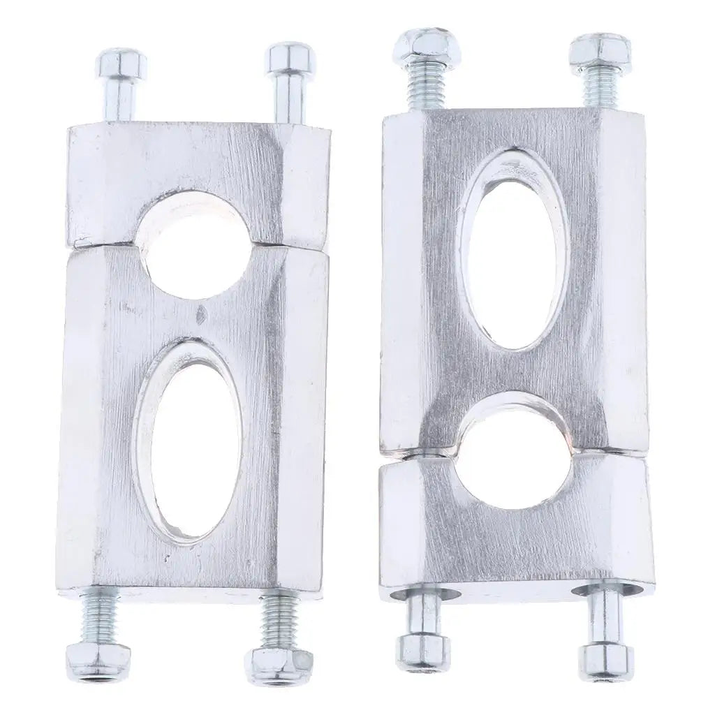 2x Universal 7/8 22mm Handlebar Riser Extension Extender for 110-125cc Dirt Bike ATV, Easy to In - Automotive LED Light