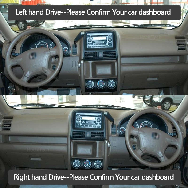 Dashboard Cover Dash Board Mat Carpet Pad for Honda CR-V CRV CR V RD4-RD9 2002 2 for Honda RD9 RD4 - Automotive LED Ligh