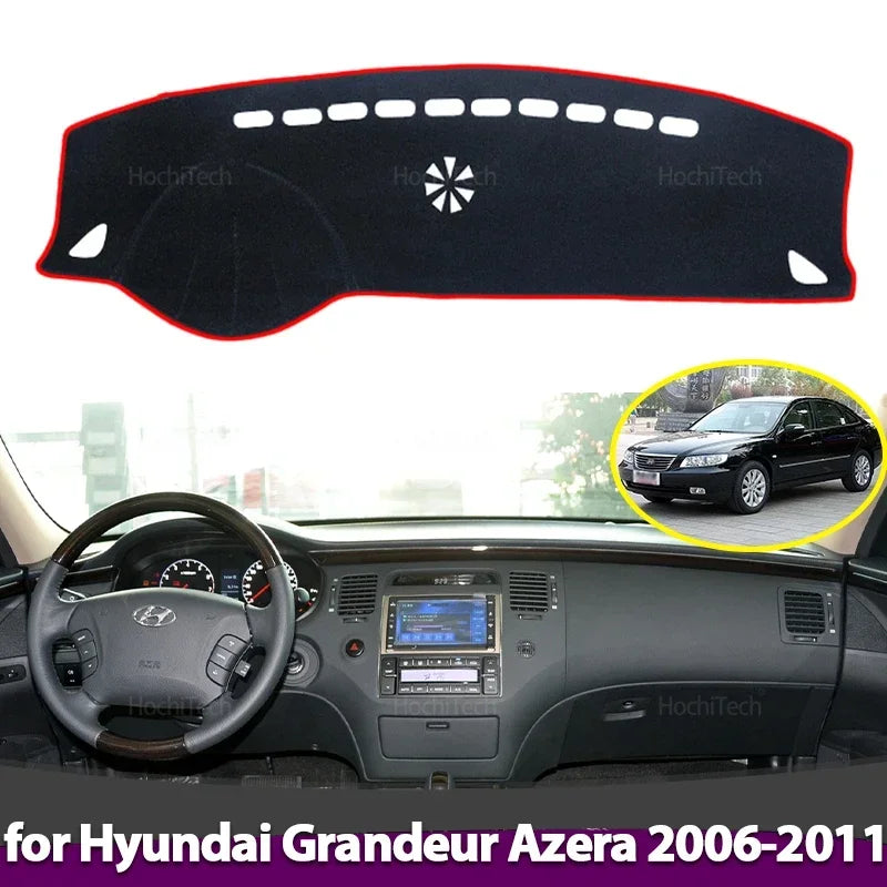 Anti-Slip Dashboard Cover Protective Pad Accessorie Sunshade Carpet for Hyundai Grandeur Azera 2 - Automotive LED Light