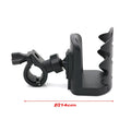 Secure Motorcycle Drink Cup Holder Adjustable Plastic Bottle Mount for Bike and Scooter - Automotive LED Light